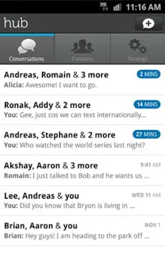 Hub android App screenshot 0