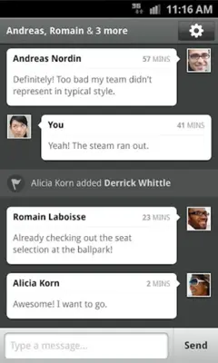 Hub android App screenshot 2